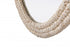 Elegant Lighting Marlowe Oval Cornhusk Mirror 27x42 Inch in Linen White Model: MR4C2742LN
