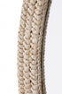 Elegant Lighting Marlowe Oval Cornhusk Mirror 27x42 Inch in Linen White Model: MR4C2742LN