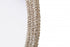 Elegant Lighting Marlowe Oval Cornhusk Mirror 30x36 Inch in Linen White Model: MR4C3036LN