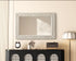 Elegant Lighting Marlowe Rectangle Cornhusk Mirror 24x36 Inch in Linen White Model: MR4A2436LN