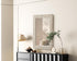 Elegant Lighting Marlowe Rectangle Cornhusk Mirror 24x36 Inch in Linen White Model: MR4A2436LN