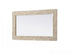 Elegant Lighting Marlowe Rectangle Cornhusk Mirror 24x42 Inch in Linen White Model: MR4A2442LN