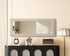 Elegant Lighting Marlowe Rectangle Cornhusk Mirror 24x60 Inch in Linen White Model: MR4A2460LN