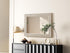 Elegant Lighting Marlowe Rectangle Cornhusk Mirror 27x36 Inch in Linen White Model: MR4A2736LN