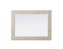 Elegant Lighting Marlowe Rectangle Cornhusk Mirror 27x36 Inch in Linen White Model: MR4A2736LN
