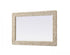 Elegant Lighting Marlowe Rectangle Cornhusk Mirror 27x42 Inch in Linen White Model: MR4A2742LN