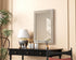 Elegant Lighting Marlowe Rectangle Cornhusk Mirror 30x42 Inch in Linen White Model: MR4A3042LN