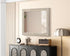 Elegant Lighting Marlowe Rectangle Cornhusk Mirror 36x42 Inch in Linen White Model: MR4A3642LN