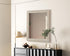 Elegant Lighting Marlowe Rectangle Cornhusk Mirror 36x42 Inch in Linen White Model: MR4A3642LN