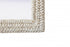 Elegant Lighting Marlowe Rectangle Cornhusk Mirror 36x42 Inch in Linen White Model: MR4A3642LN