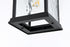 Elegant Lighting Mascher 7 inch Outdoor Pendant in Black Model: OD336H11BK