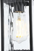 Elegant Lighting Mascher 7 inch Outdoor Pendant in Black Model: OD336H11BK