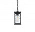 Elegant Lighting Mascher 7 inch Outdoor Pendant in Black Model: OD336H11BK