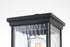 Elegant Lighting Mascher 7 inch Outdoor Pendant in Black Model: OD336P14BK