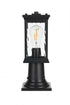 Elegant Lighting Mascher 7 inch Outdoor Pendant in Black Model: OD336P14BK