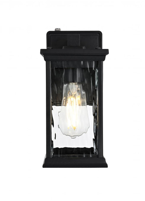 Elegant Lighting Mascher 7 inch Outdoor Pendant in Black Model: OD336W11BK