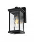 Elegant Lighting Mascher 7 inch Outdoor Pendant in Black Model: OD336W11BK