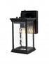 Elegant Lighting Mascher 7 inch Outdoor Pendant in Black Model: OD336W11BK