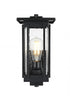 Elegant Lighting Melvale 7 inch Outdoor Pendant in Black Model: OD322W13BK