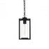 Elegant Lighting Memphis 7 inch Outdoor Pendant in Black Model: OD310H13BK