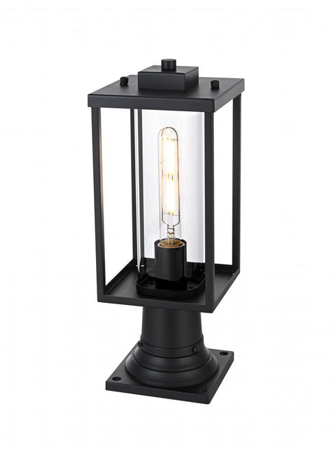 Elegant Lighting Memphis 7 inch Outdoor Pendant in Black Model: OD310P17BK