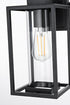 Elegant Lighting Memphis 7 inch Outdoor Pendant in Black Model: OD310W14BK