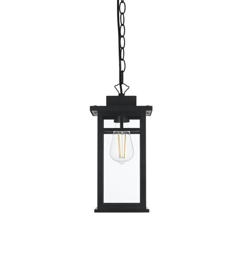 Elegant Lighting Mercer 7 inch Outdoor Pendant in Black Model: OD313H14BK