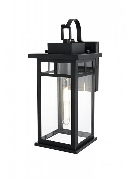 Elegant Lighting Mercer 7 inch Outdoor Pendant in Black Model: OD313W16BK