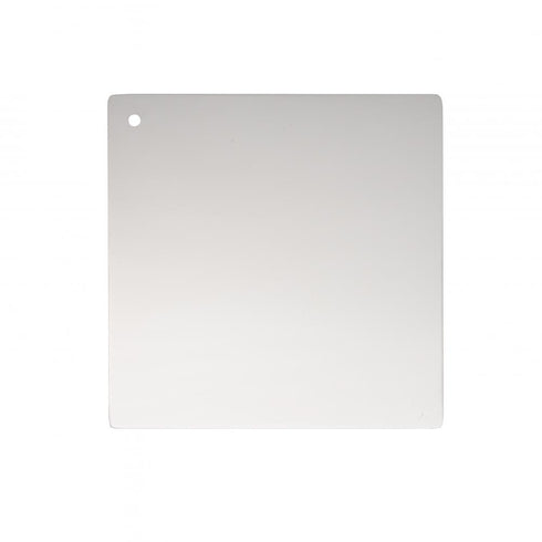 Elegant Lighting Metal Finsh Sample Metal Finish Sample in Polished Nickel 6x6 Model: MTL-201-PN-6