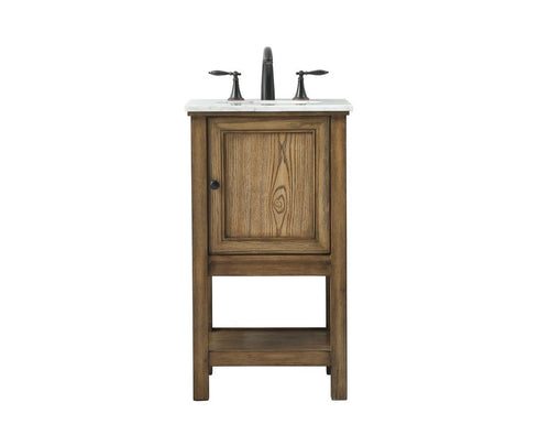 Elegant Lighting Metropolis 19 in. Single bathroom vanity set in Black Model: VF27019BK