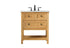 Elegant Lighting Metropolis 30 in. Single bathroom vanity set in Black Model: VF27030BK
