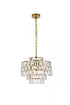 Elegant Lighting Mila 3 Light Pendant Model: 1102D16C