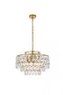 Elegant Lighting Mila 5 Light Pendant Model: 1102D20BR