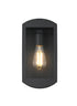 Elegant Lighting Miles 1 Light Wall Sconce W6.0 Inch E5.1 Inch H12.0 Inch in Black Model: OD410W12BK