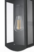 Elegant Lighting Miles 1 Light Wall Sconce W6.3 Inch E5.5 Inch H14.0 Inch in Black Model: OD410W14BK