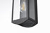Elegant Lighting Miles 1 Light Wall Sconce W6.3 Inch E5.5 Inch H14.0 Inch in Black Model: OD410W14BK