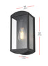 Elegant Lighting Miles 1 Light Wall Sconce W6.3 Inch E5.5 Inch H14.0 Inch in Black Model: OD410W14BK