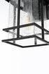Elegant Lighting Miller 7 inch Outdoor Pendant in Black Model: OD312W12BK
