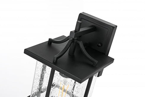 Elegant Lighting Miller 7 inch Outdoor Pendant in Black Model: OD312W12BK