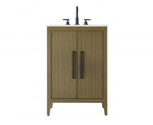 Elegant Lighting Millie 24 inch Single Bathroom Vanity in Grey Model: VF29324GR