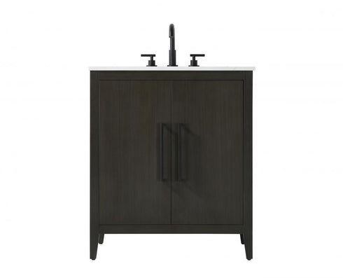 Elegant Lighting Millie 30 inch Single Bathroom Vanity in Grey Model: VF29330GR
