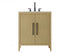 Elegant Lighting Millie 30 inch Single Bathroom Vanity in Grey Model: VF29330GR