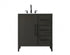 Elegant Lighting Millie 32 inch Single Bathroom Vanity in Grey Model: VF29332GR