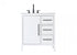 Elegant Lighting Millie 32 inch Single Bathroom Vanity in Grey Model: VF29332GR