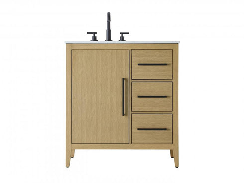 Elegant Lighting Millie 32 inch Single Bathroom Vanity in Grey Model: VF29332GR