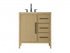 Elegant Lighting Millie 32 inch Single Bathroom Vanity in Grey Model: VF29332GR