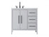 Elegant Lighting Millie 36 inch Single Bathroom Vanity in Grey Model: VF29336GR