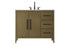 Elegant Lighting Millie 42 inch Single Bathroom Vanity in Grey Model: VF29342GR