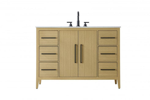 Elegant Lighting Millie 48 inch Single Bathroom Vanity in Grey Model: VF29348GR