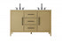 Elegant Lighting Millie 54 inch Double Bathroom Vanity in Grey Model: VF29354DGR